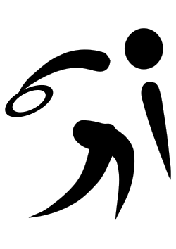 Discus throw pictogram