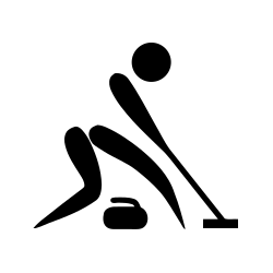 Curling pictogram