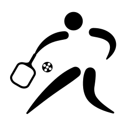 Pickleball pictogram