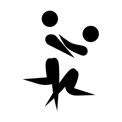Pair skating pictogram