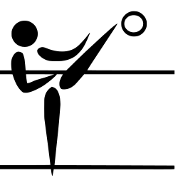 Football tennis pictogram
