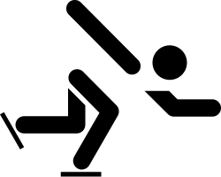 Ice skating pictogram