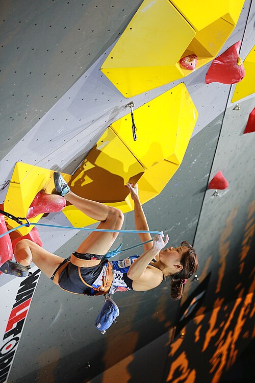 Competition lead climbing