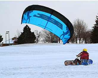 Snowkiting
