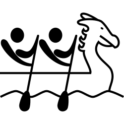 Dragon boat sport pictogram