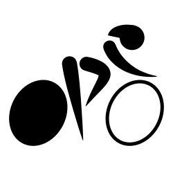 Track cycling pictogram