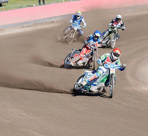 Track motorcycle racing
