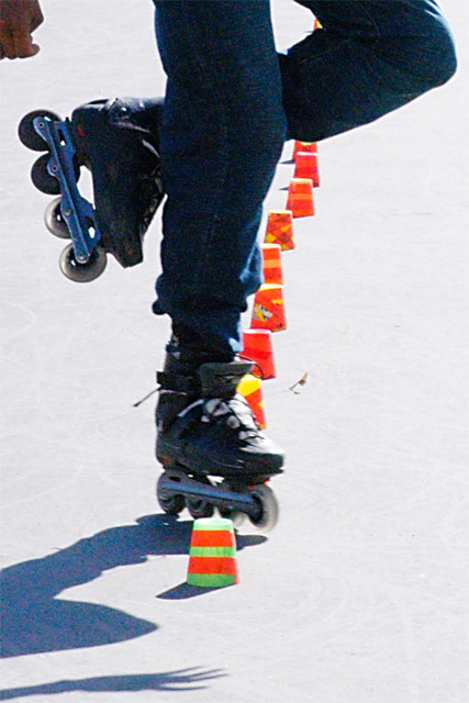 Roller skating