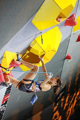 Competition lead climbing