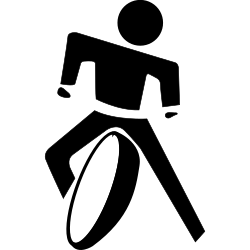 Motorcycle speedway pictogram