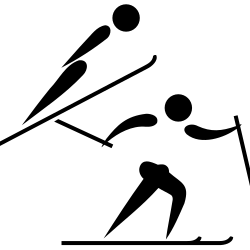 Nordic combined pictogram