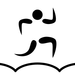 Triple jump pictogram