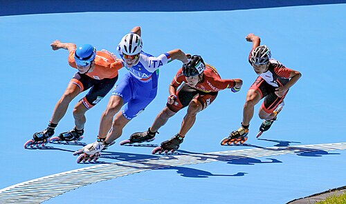 Inline speed skating