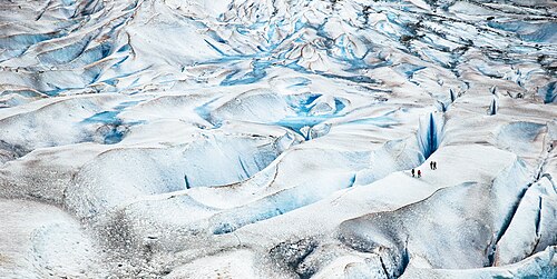 Glacier hiking