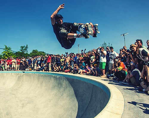 Skateboarding