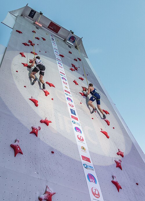 Speed climbing