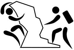 Mountaineering pictogram