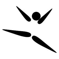 Gymnastics pictogram