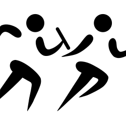 Relay race pictogram