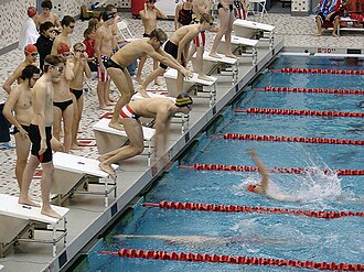 Medley swimming