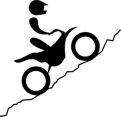 Motocross pictogram