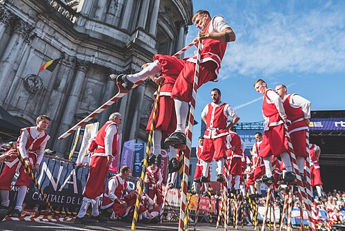 Namur stilt jousting