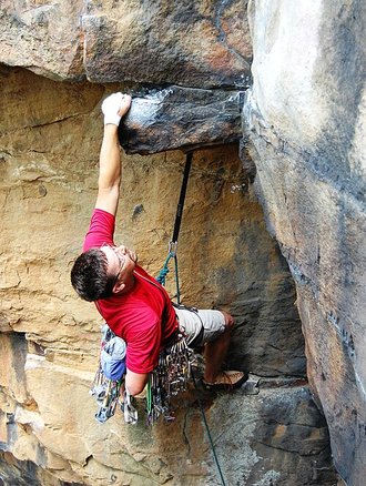 Traditional climbing