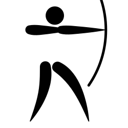 Archery pictogram
