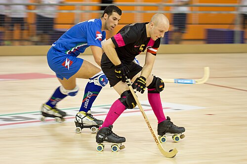 Roller hockey quad