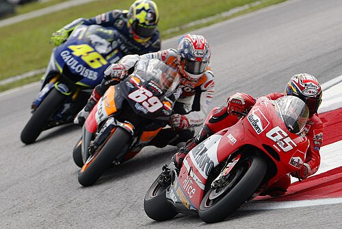Motorcycle road racing