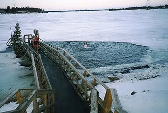 Winter swimming
