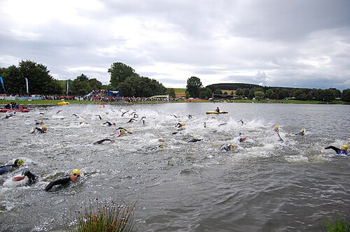 Open water swimming