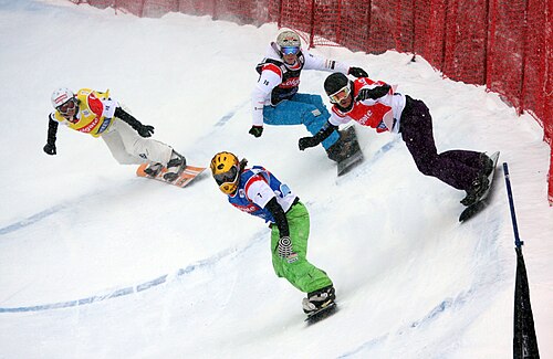 Snowboard cross
