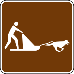 Mushing pictogram