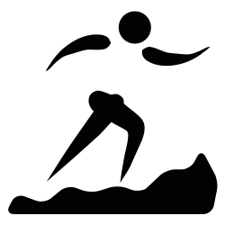 Mountain running pictogram