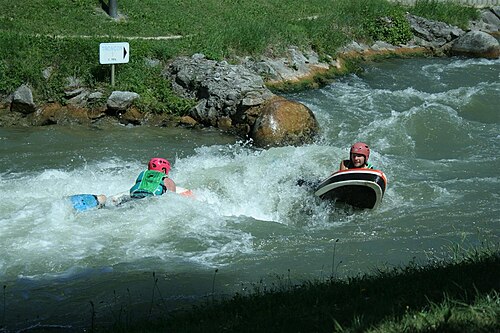 Riverboarding