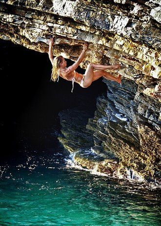 Deep-water soloing