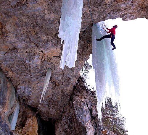 Mixed climbing
