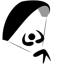 Paragliding pictogram