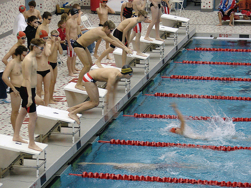 Medley swimming
