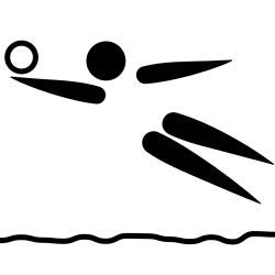 Beach volleyball pictogram