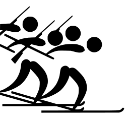 Military patrol pictogram