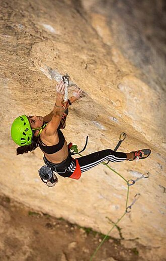 Rock climbing